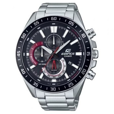 Reloj Analógico Casio Edifice Classic Classic EFV-620D-1A4VUEF- 55mm- Plata y Negro