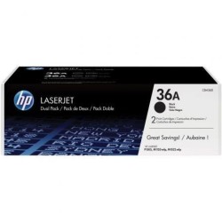 Tóner Original HP nº36A Multipack- 2x Negro