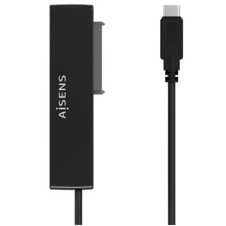 Adaptador para Discos Duros 2.5'-3.5' Aisens ASE-35C02B- USB Tipo-C - SATA- con Alimentador