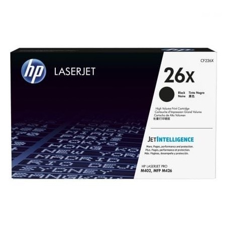 Tóner Original HP nº26X XL Alta Capacidad- Negro