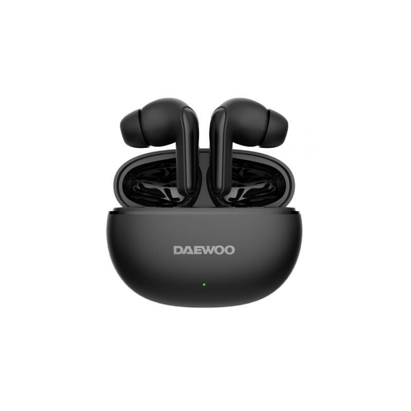 Auriculares Bluetooth Daewoo DW2004 con estuche de carga- Autonomía 5h- Negros