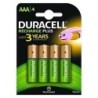 Pack de 4 Pilas AAA Duracell HR3-B- 1.2V- Recargables