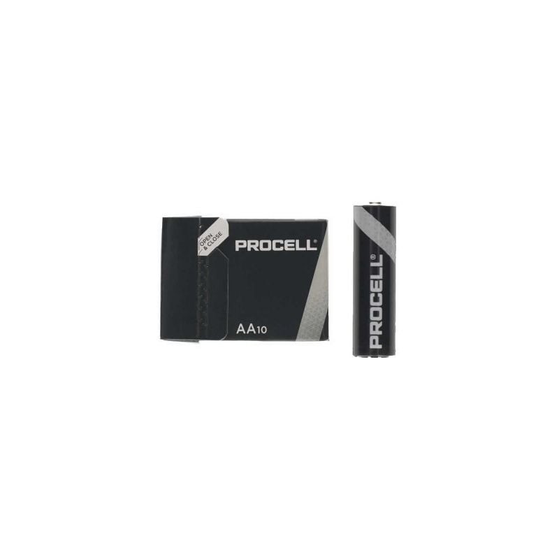 Pack de 10 Pilas AA LR6 Duracell PROCELL ID1500IPX10- 1.5V- Alcalinas