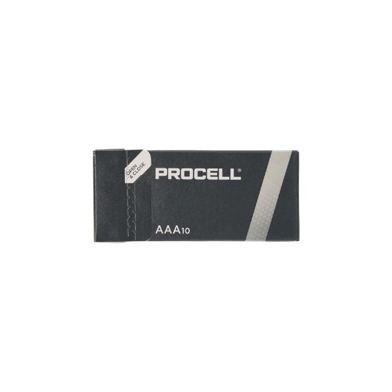 Pack de 10 Pilas AAA L03 Duracell PROCELL ID2400IPX10- 1.5V- Alcalinas