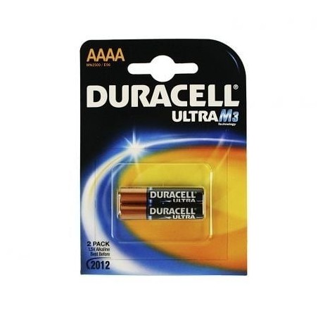 Pack de 2 Pilas AAAA Duracell Ultra MX2500- 1.5V- Alcalinas