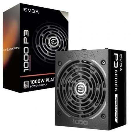 Fuente de Alimentación EVGA 1000 P3 Supernova- 1000W- Ventilador 13.5cm- 80 Plus Platinum