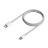 Cable USB 2.0 Tipo-C Lightning Aisens A102-0543- USB Tipo-C Macho - Lightning Macho- Hasta 2.5W- 60Mbps- 50cm- Blanco