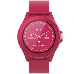 Smartwatch Forever Colorum CW-300- Notificaciones- Frecuencia Cardíaca- Magenta