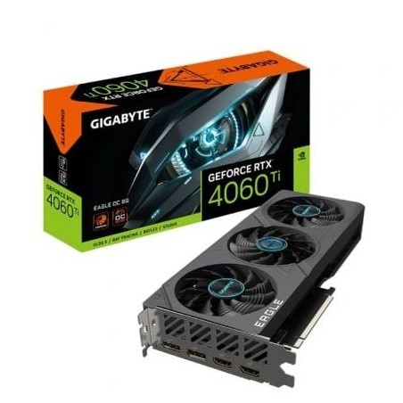 Tarjeta Gráfica Gigabyte GeForce RTX 4060 Ti EAGLE OC 8G- 8GB GDDR6