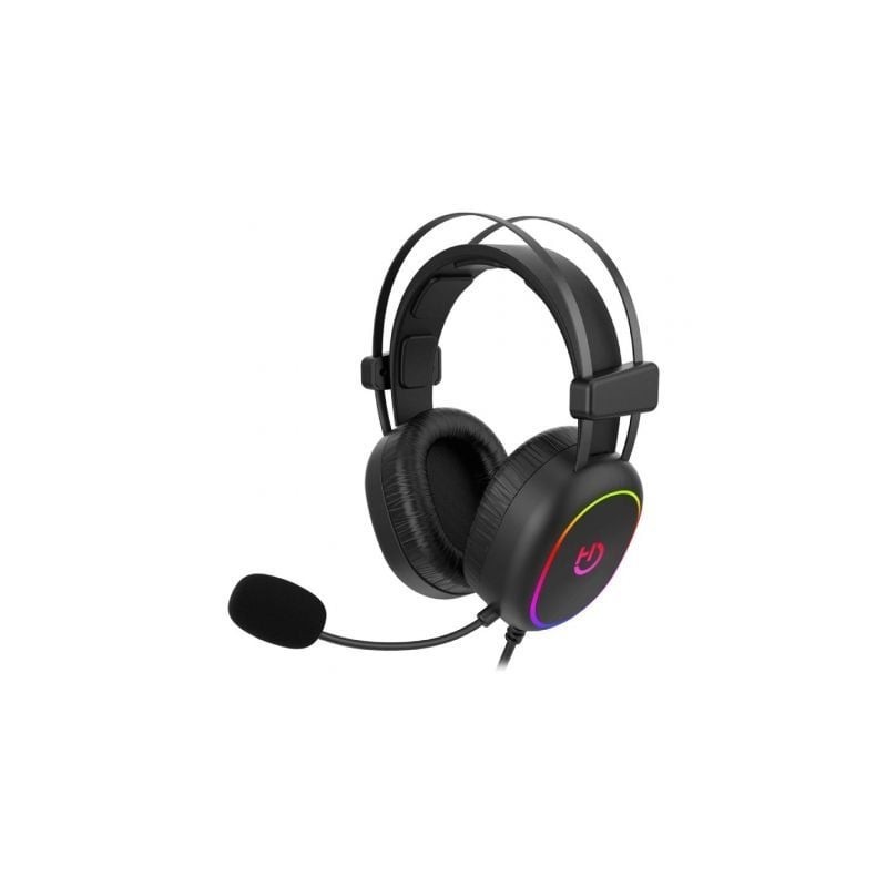 Auriculares Gaming con Micrófono Hiditec Erys ARGB- Jack 3.5- Negros