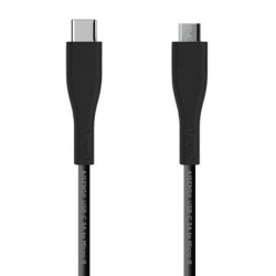 Cable USB 2.0 Tipo-C Aisens A107-0350- USB Tipo-C Macho - MicroUSB- Hasta 15W- 60Mbps- 2m- Negro
