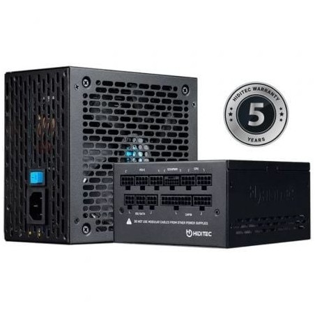 Fuente de Alimentación Hiditec GDX850 V2- 850W- Ventilador 14cm- ATX 3.0- PCIe 5.0- 80 Plus Gold