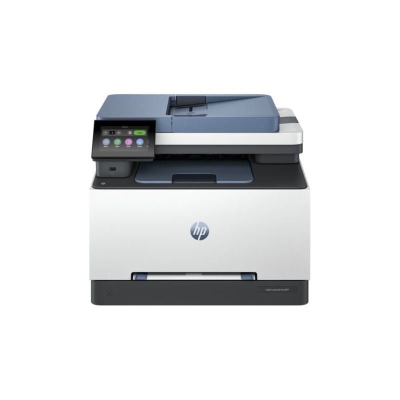 Multifunción Láser Color HP Laserjet Pro MFP 3302FDW WiFi- Fax- Dúplex- ADF- Blanca y Azul