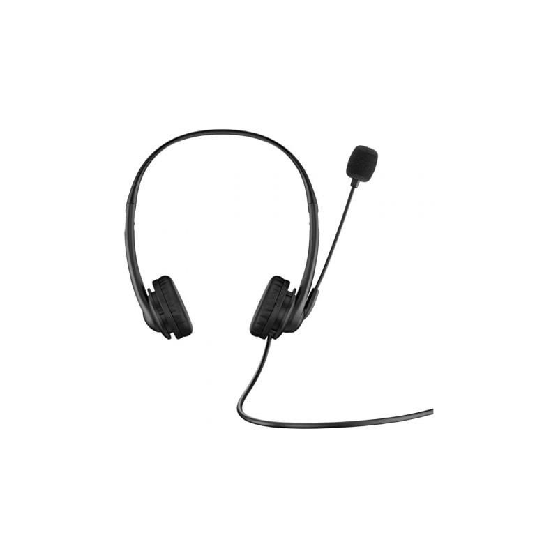 Auriculares HP G2- con Micrófono- Jack 3.5- Negros