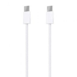 Cable USB 2.0 Tipo-C Aisens A107-0855- USB Tipo-C Macho - USB Macho- Hasta 60W- 480Mbps- 1m- Blanco