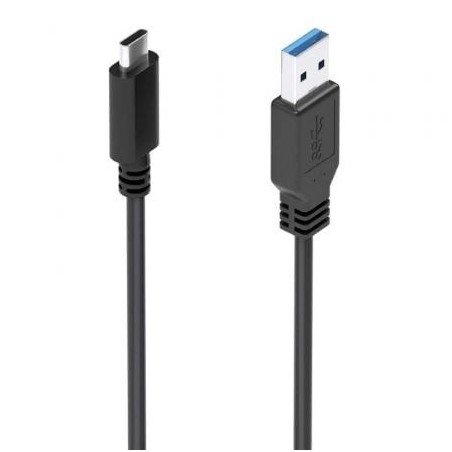 Cable USB 3.1 Tipo-C Aisens A107-0860- USB Tipo-C Macho - USB Macho- 10Gbps- 2m- Negro