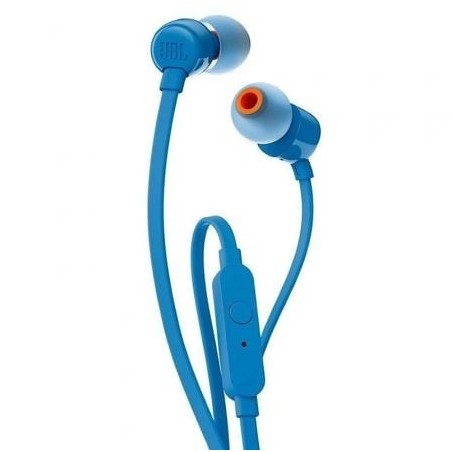 Auriculares Intrauditivos JBL Tune 110- con Micrófono- Jack 3.5- Azules
