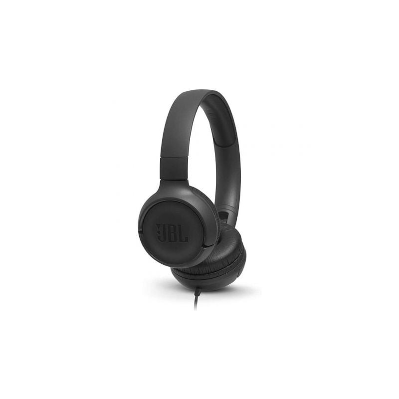 Auriculares JBL Tune 500- con Micrófono- Jack 3.5- Negros