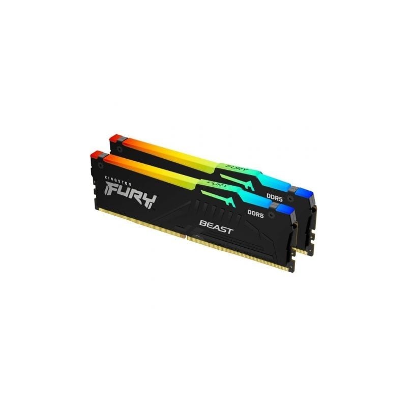 Memoria RAM Kingston FURY Beast RGB 2 x 16GB- DDR5- 5600MHz- 1.25V- CL36- DIMM