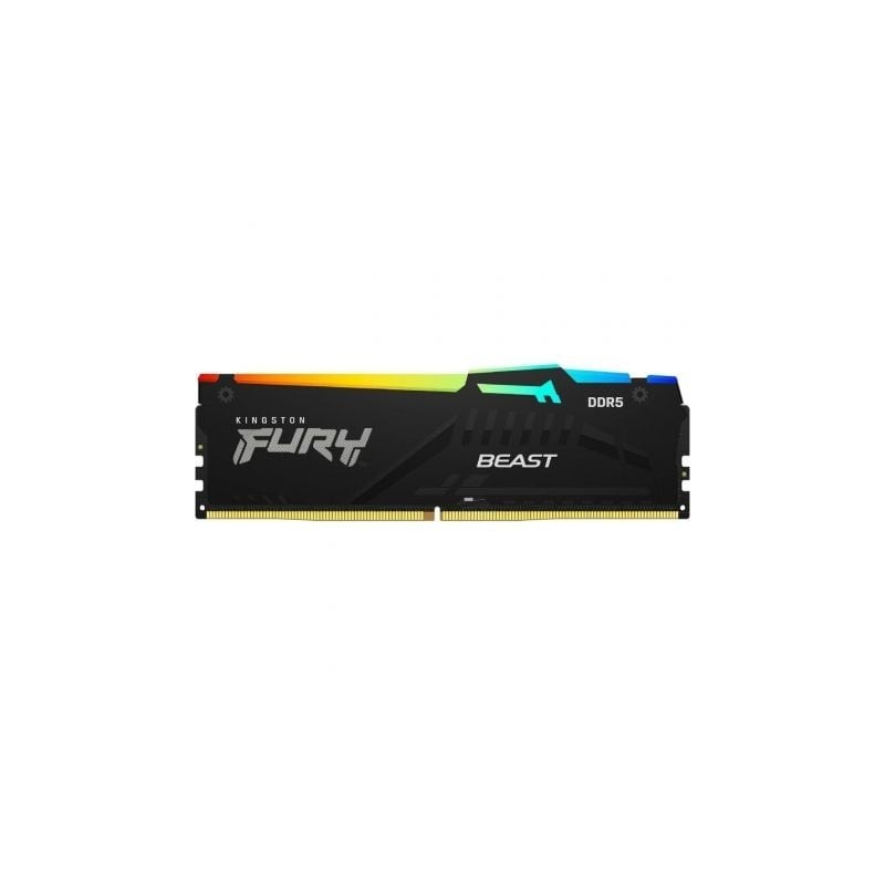 Memoria RAM Kingston FURY Beast RGB 16GB- DDR5- 6000MHz- 1.35V- CL40- DIMM