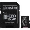 Tarjeta de Memoria Kingston CANVAS Select Plus 64GB microSD XC con Adaptador- Clase 10- 100MBs