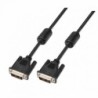 Cable DVI Aisens A117-0086- DVI-D Macho - DVI-D Macho- Hasta 3W- 10Mbps- 1.8m- Negro