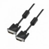 Cable DVI Aisens A117-0089- DVI-D Macho - DVI-D Macho- Hasta 3W- 10Mbps- 1.8m- Negro