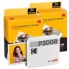 Impresora Portátil Fotográfica Kodak Mini 3 Retro- Tamaño Foto 76.2x76.2mm- Incluye 2x Papel Fotográfico- Blanca