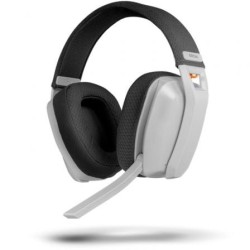Auriculares Gaming Inalámbricos con Micrófono Krom Kanji- Bluetooth- USB 2.0- Blancos