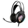 Auriculares Gaming con Micrófono Krom Kappa- Jack 3.5- USB 2.0- Negros