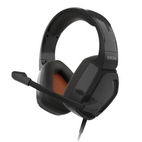 Auriculares Gaming con Micrófono Krom Kopa Pro- Jack 3.5- Negros