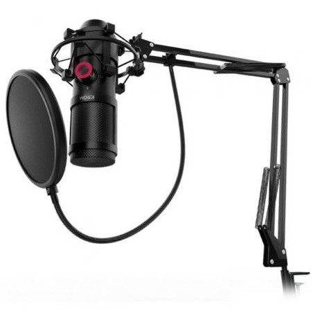 Micrófono Krom Kapsule- USB 2.0- Jack 3.5