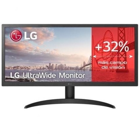 Monitor Profesional Ultrapanorámico LG UltraWide 26WQ500-B 25.7'- WFHD- Negro