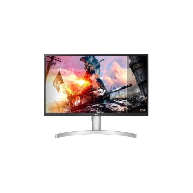 Monitor Gaming Polivalente LG 27UL550P-W 27'- 4K- 5ms- 60Hz- IPS- Regulable en altura- Plata