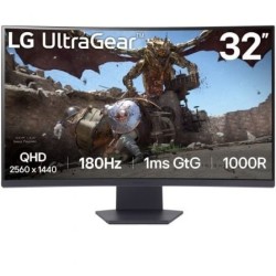 Monitor Gaming Curvo LG UltraGear 32GS60QC-B 31.5'- QHD- 1ms- 180Hz- VA- Negro