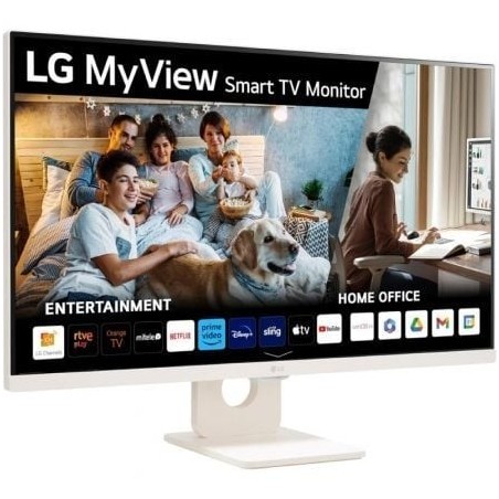 Smart Monitor LG MyView 32SR50F-W 31.5'- Full HD- Smart TV- Multimedia- Blanco