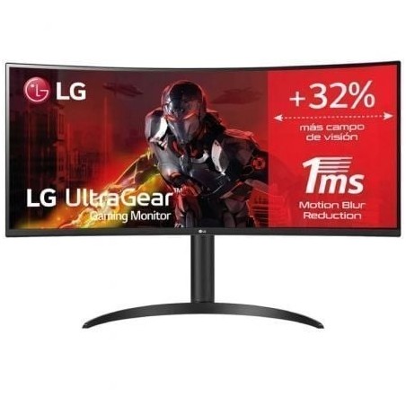 Monitor Gaming Ultrapanorámico Curvo LG UltraGear 34WP65CP-B 34'- WQHD- 1ms- 160Hz- VA- Multimedia- Negro