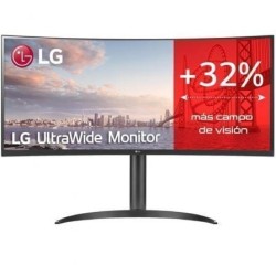 Monitor Profesional Ultrapanorámico Curvo LG 34WQ75C-B 34'- WQHD- Multimedia- Regulable en altura- Negro