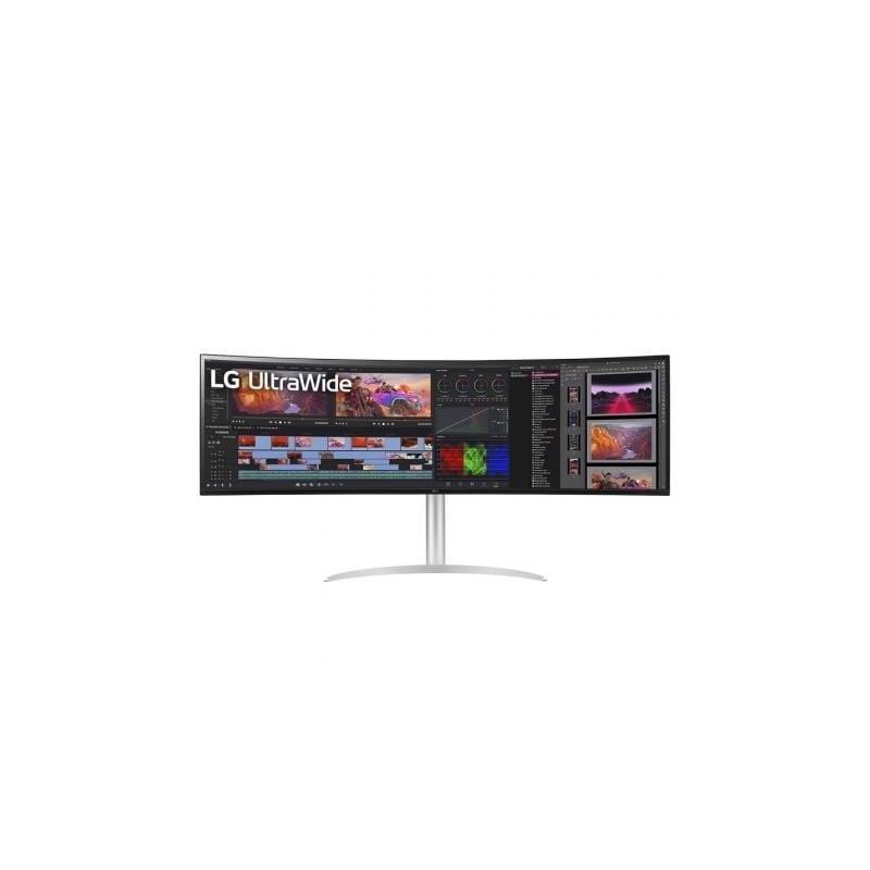 Monitor Gaming Ultrapanorámico Curvo LG UltraGear 49WQ95C-W 49'- Dual QHD- Multimedia- Regulable en altura- Blanco