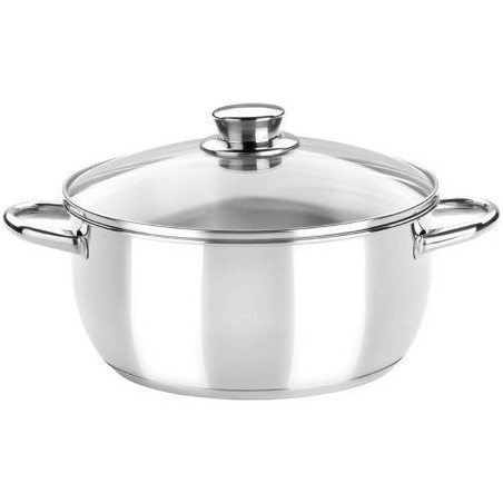 CACEROLA ALTA MONIX ÓPTIMA - Ø18CM - 1.75L - ESPESOR 5.3MM - ACERO INOXIDABLE 18-10 - INTERIOR MATE