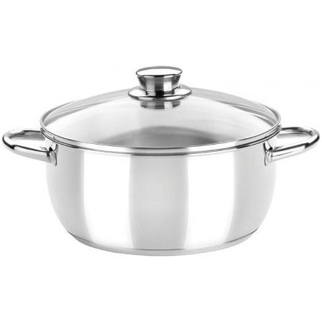 Cacerola Monix Óptima M451120- Ø20cm- Acero Inoxidable