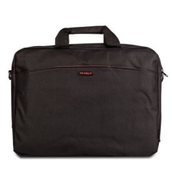 Maletín Monray Enterprise para Portátiles hasta 15.6'- Negro- Rojo