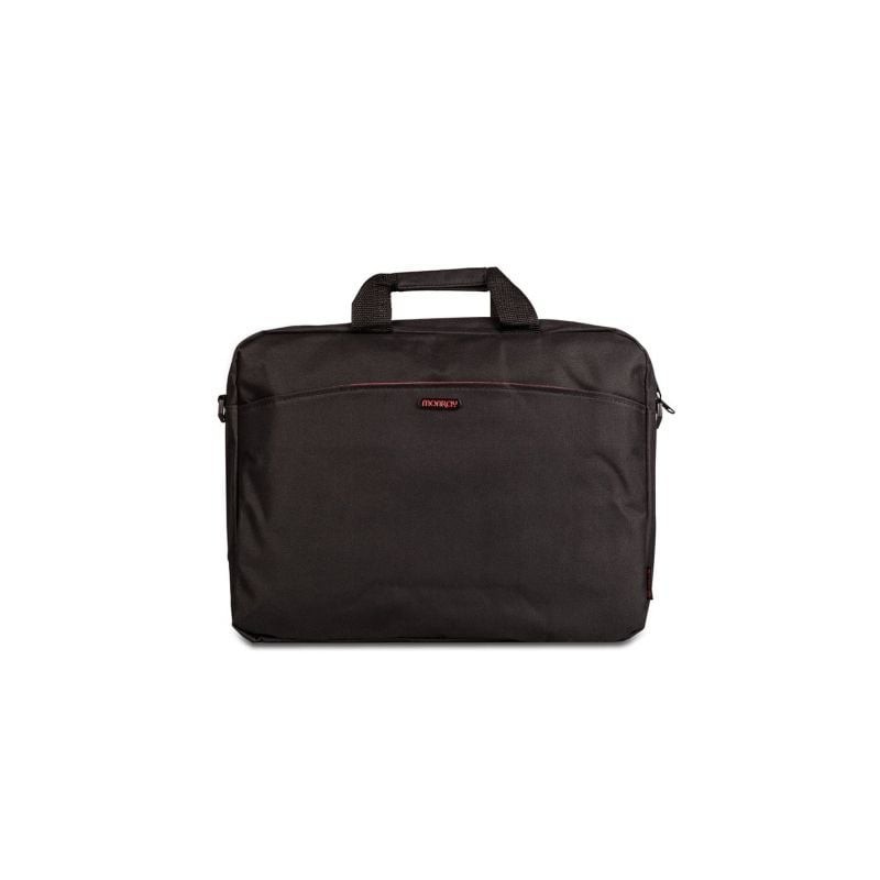 Maletín Monray Enterprise para Portátiles hasta 15.6'- Negro- Rojo