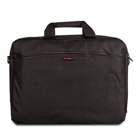 Maletín Monray Enterprise para Portátiles hasta 15.6'- Negro- Rojo