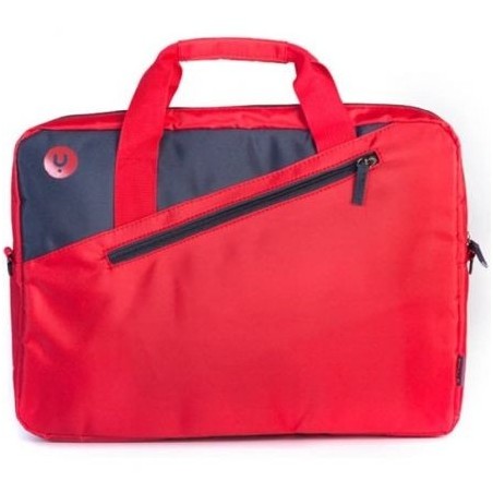 Maletín Monray Ginger para Portátiles hasta 15.6'- Cinta para Trolley- Rojo