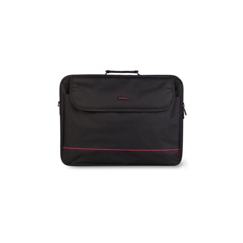 Maletín Monray Passenger Plus para Portátiles hasta 18'- Cinta para Trolley- Negro