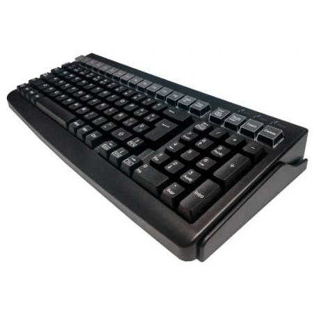 Teclado Pos Reducido Mustek MKB-800M Con Banda Magnética- Negro