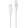 Cable USB 2.0 Tipo-C Lightning Myway MWUSC0023- USB Tipo-C Macho - Lightning Macho- 1m- Blanco