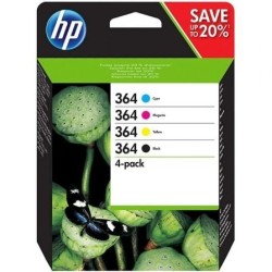 Cartucho de Tinta Original HP nº364 Multipack- Negro- Magenta- Cian- Amarillo