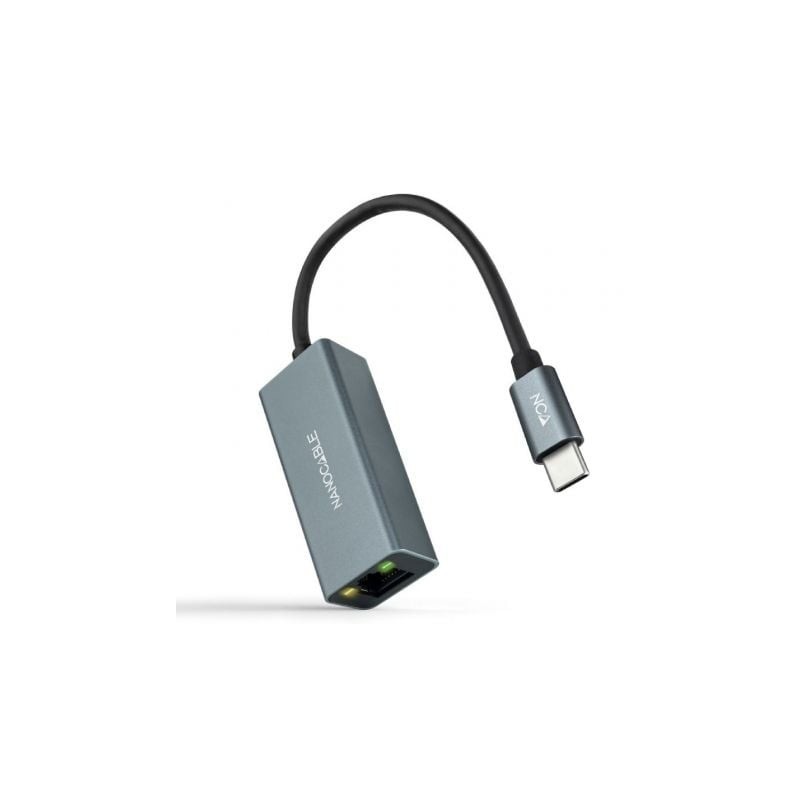 Adaptador Tipo-C - RJ45 Nanocable 10.03.0406- 1000Mbps